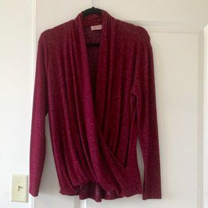 long sleeve purple shirt size small